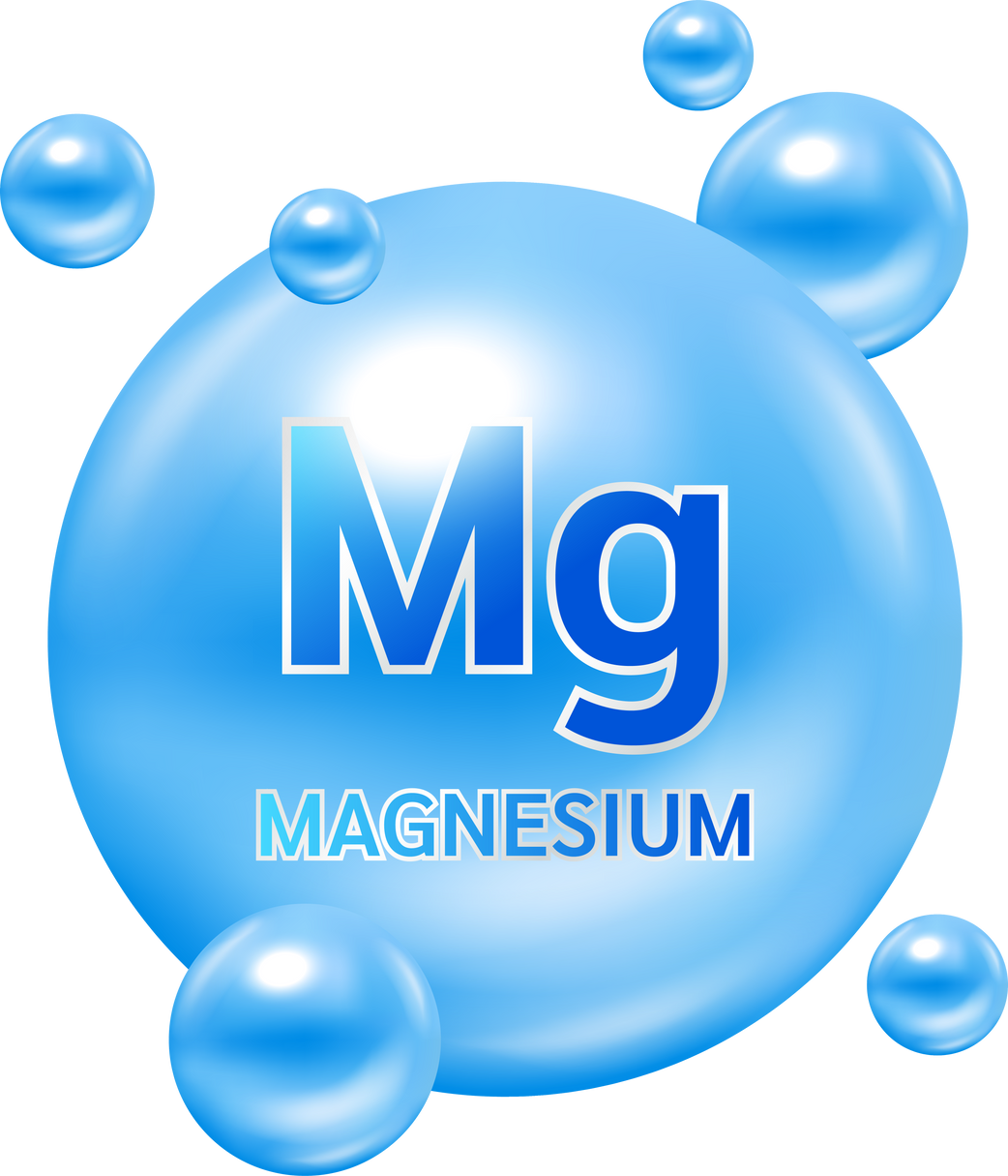 Icon 3D. Minerals Magnesium and Vitamin for health. Medical and dietary supplement health care concept.